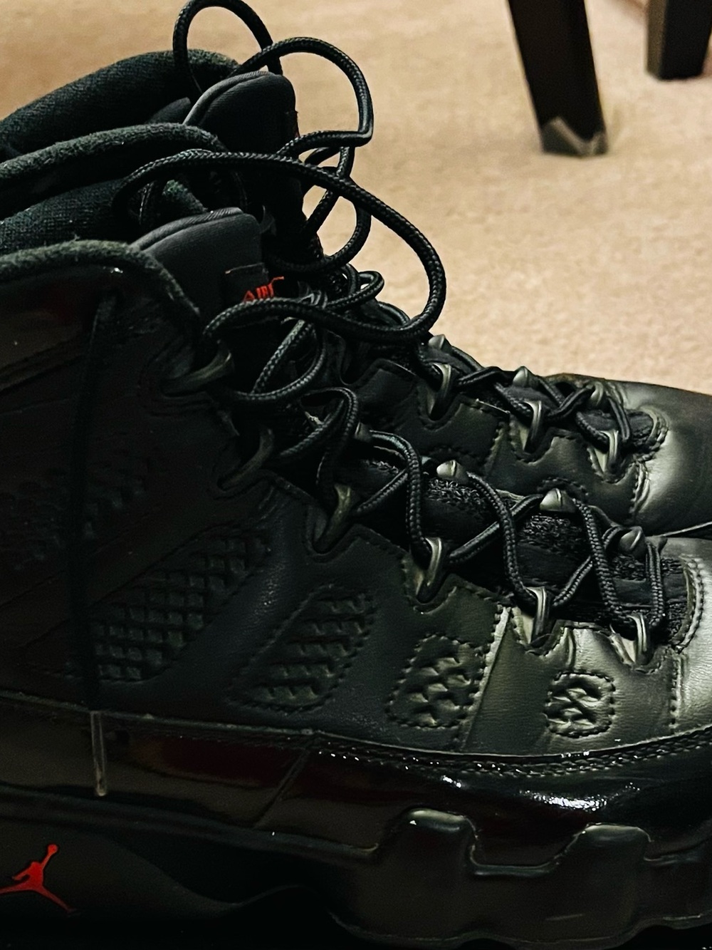 Jordan Retro 9 Bred Patent